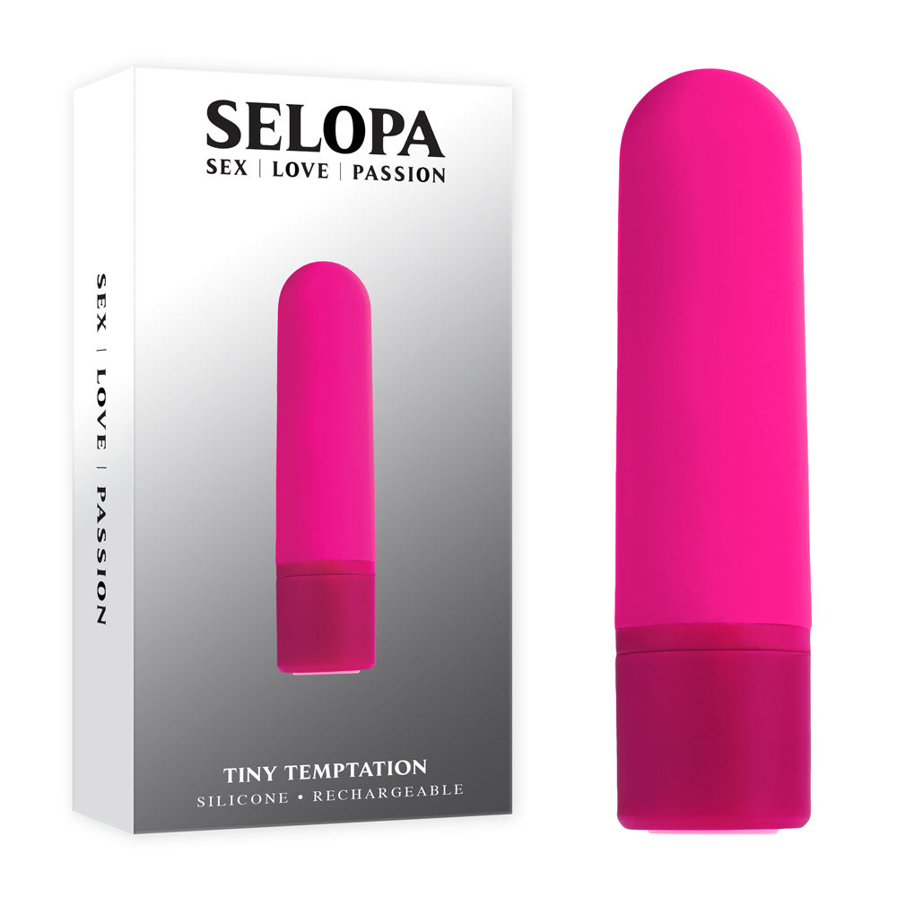 Selopa Tiny Temptation Vibrating Bullet Pink 9.2 cm