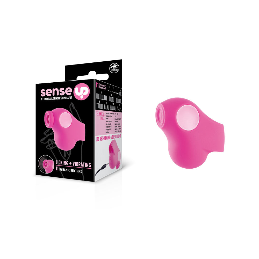 Rechargeable Finger Stimulator (Pink) – USB Rechargeable with 11 Dynamic Rhythms