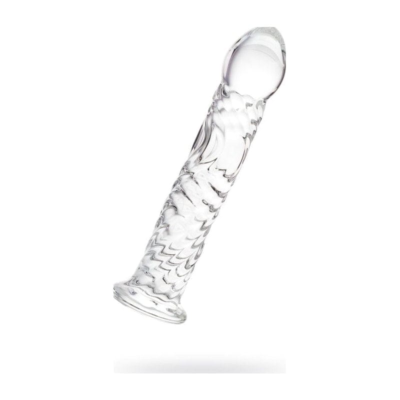 Sexus Glass Dildo Clear 16 Centimeters Body Safe