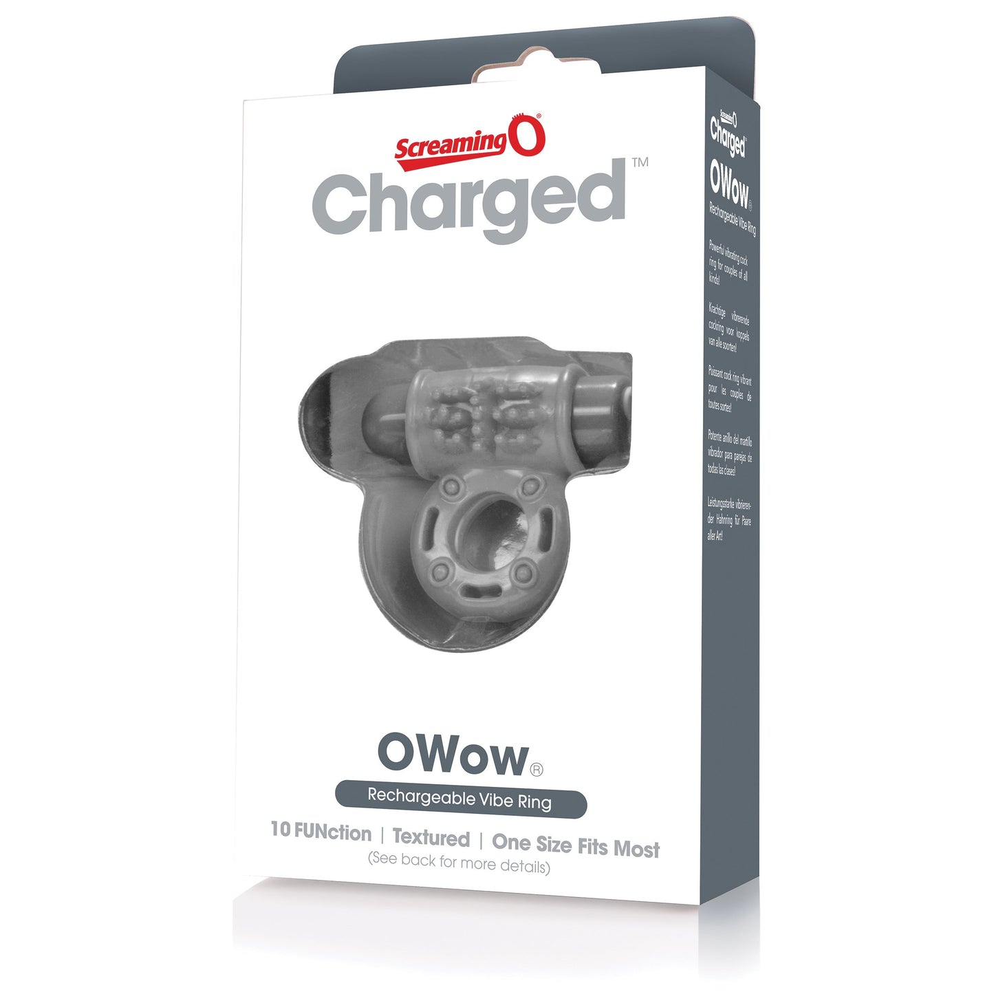 O Wow Ring – Rechargeable Vibrating Cock Ring with 10 Vibration Functions