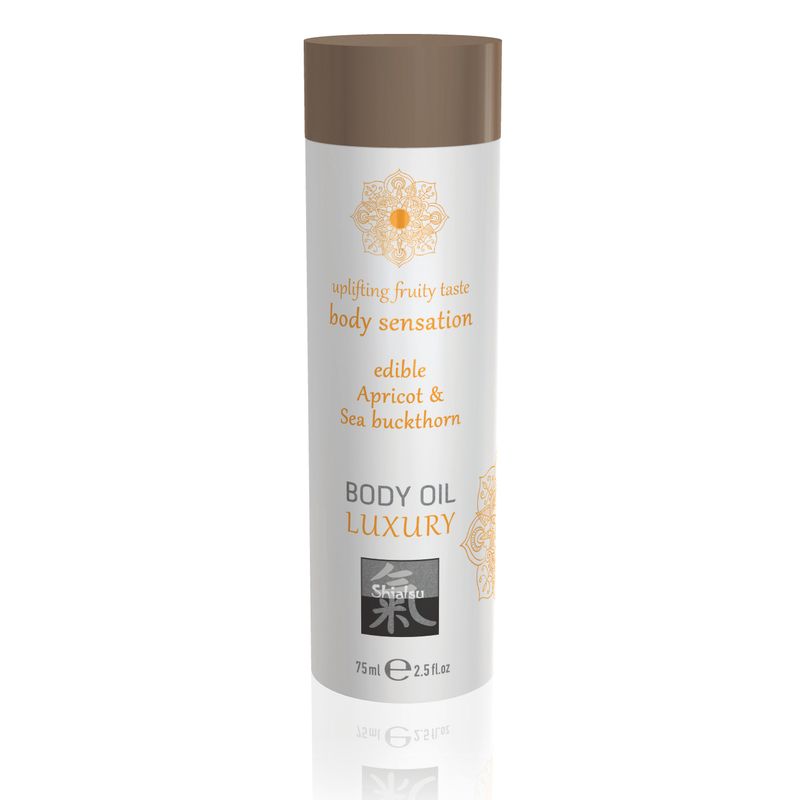 Shiatsu Luxury Edible Body Oil with Apricot and Sea Buckthorn
