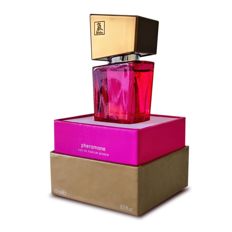Shiatsu Pheromone Fragrance for Women Pink 15ml