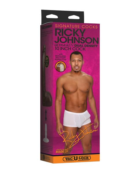 Signature Cocks Ricky Johnson 10 Inch Ultraskyn Dual Density Replica Cock with Removable Option