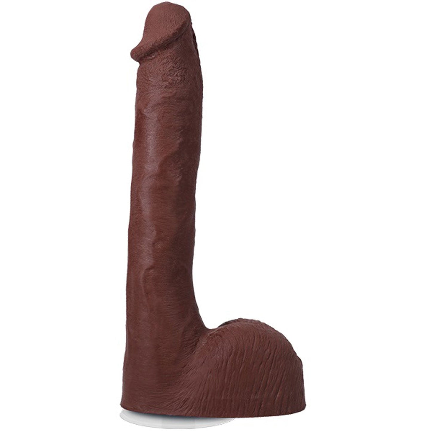 Signature Pressure 10 Inch Chocolate Cock With Removable Suction Cup