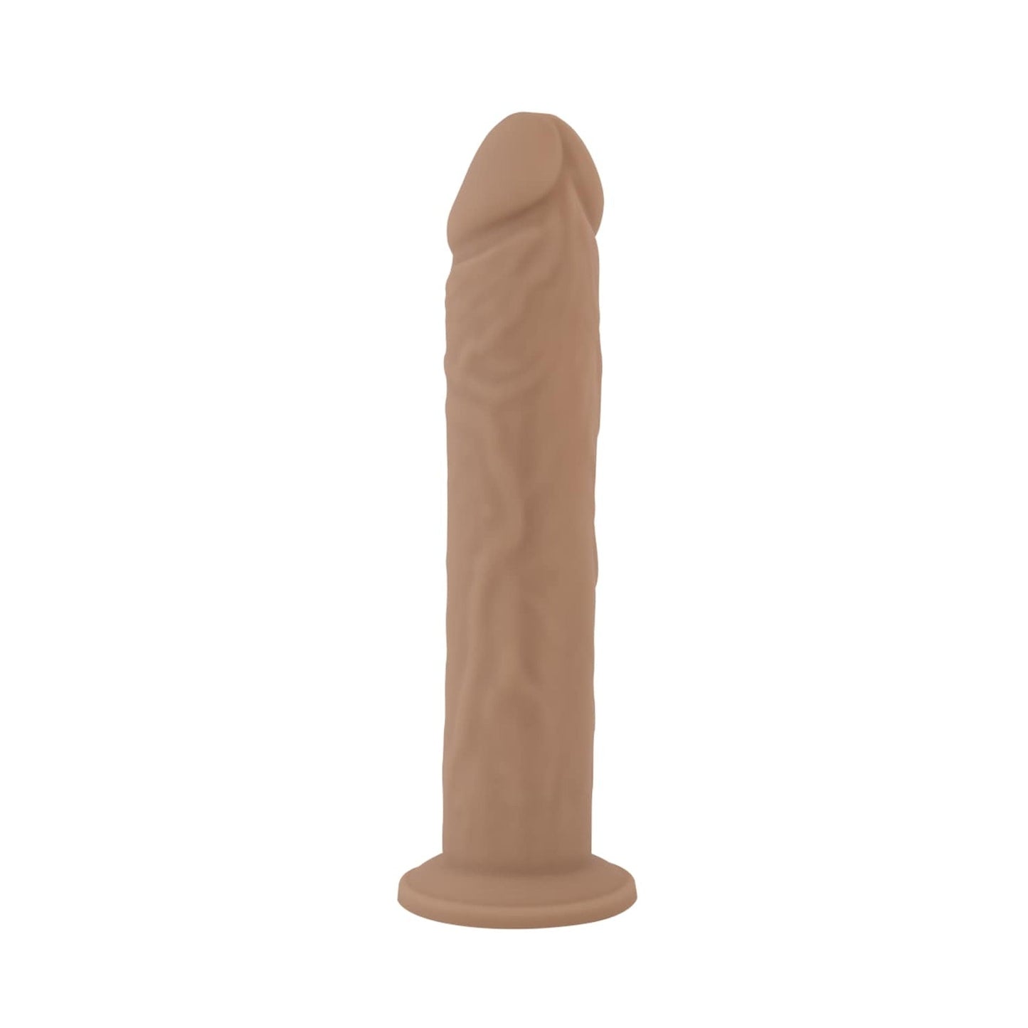Silexd 9 Inch Model 2 Liquid Silicone Dong in Flesh