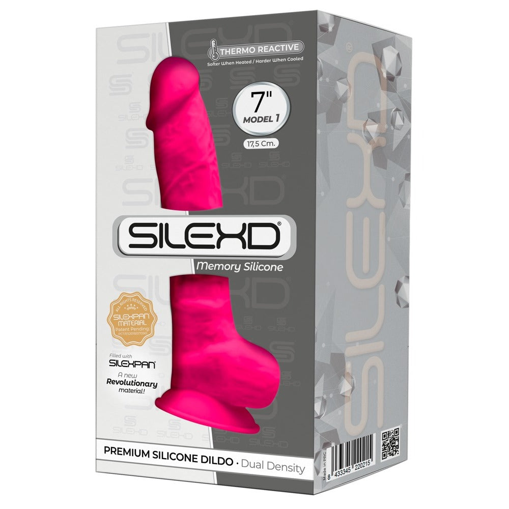 Silexd Premium Silicone 7 Inch Dildo – Flexible and Firm Silicone Dildo