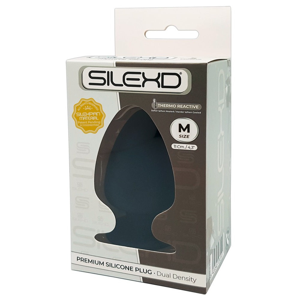 Silexd Premium Silicone Medium Butt Plug – Shape-Shifting Silicone Butt Plug