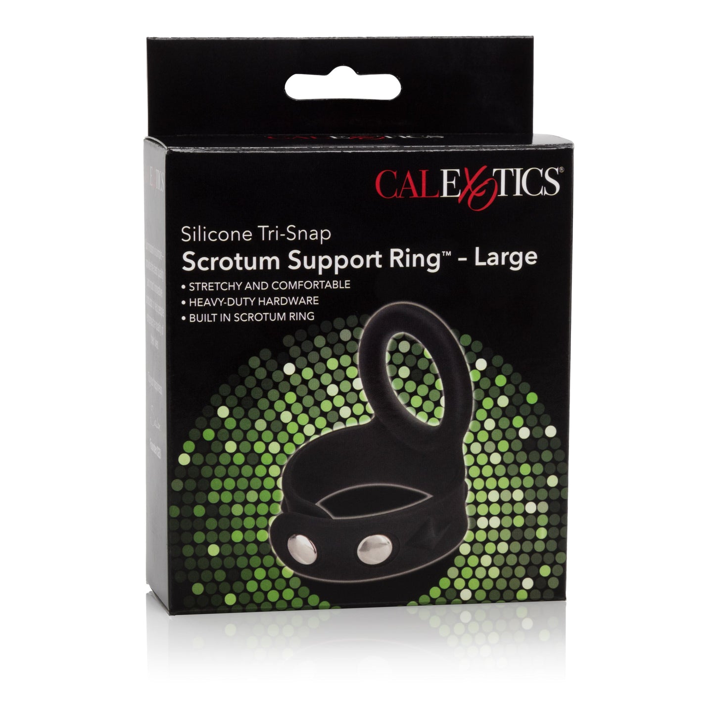 Silicone Adjustable Tri-Snap Scrotum Support Ring Large – Comfortable Silicone Support Ring