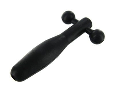 Silicone Cum Thru Barbell Penis Plug for Urethral Play