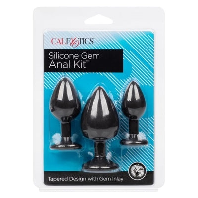 Silicone Gem Anal Kit – Set of 3 Graduated Anal Plugs