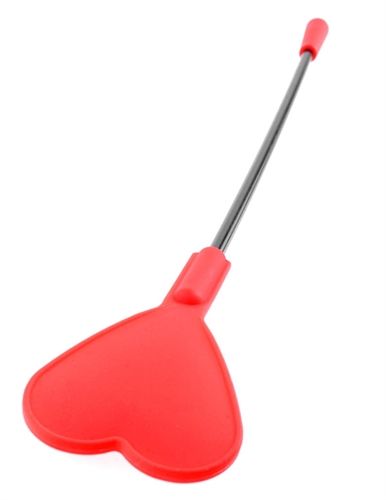 Silicone Heart Flapper for Fetish and Bondage Play