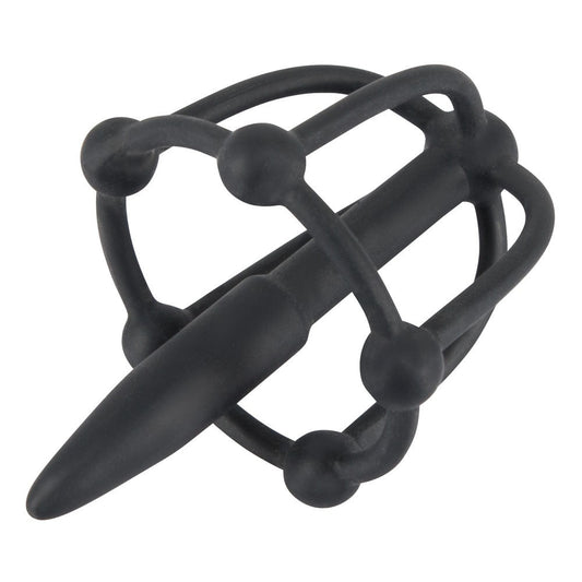 Silicone Penis Plug with Glans Cage – Soft Flexible Penis Plug