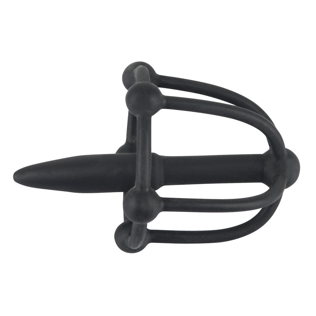 Silicone Penis Plug with Glans Cage – Soft Flexible Penis Plug