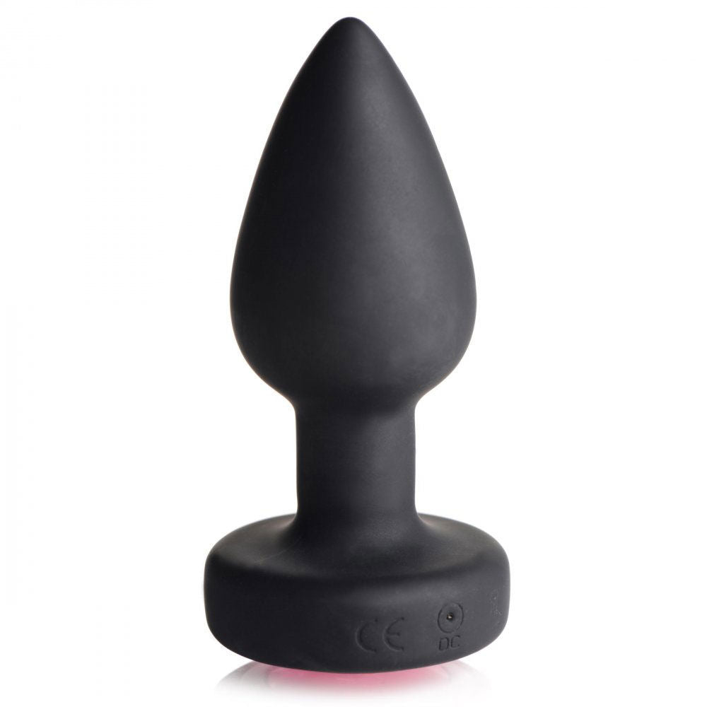Silicone Pink Gem Anal Plug (Small) – Remote-Controlled Vibrating Anal Plug