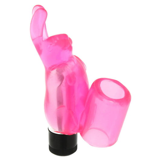 Silicone Rabbit Finger Sleeve Vibe For Discreet Pleasure