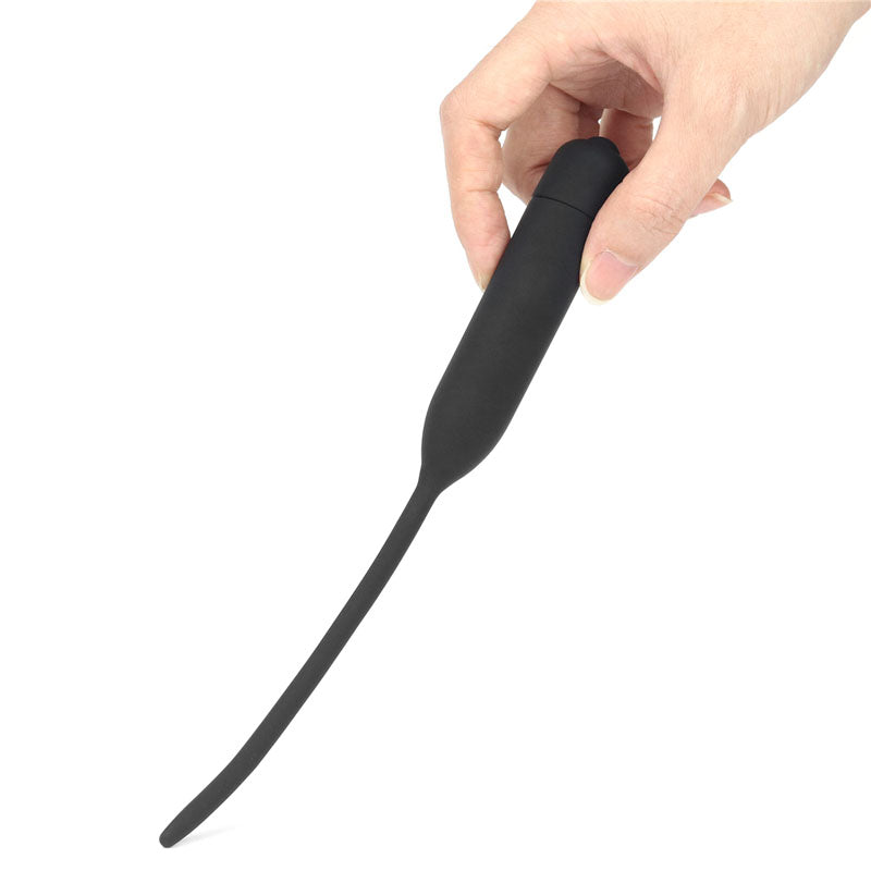Silicone Vibrating Urethral Dilator with 10 Speed Vibrating Mechanism