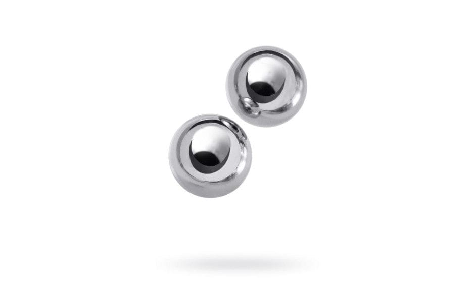 Silver Metal 2 Piece Vaginal Balls 2.5cm Adult Pleasure Toy