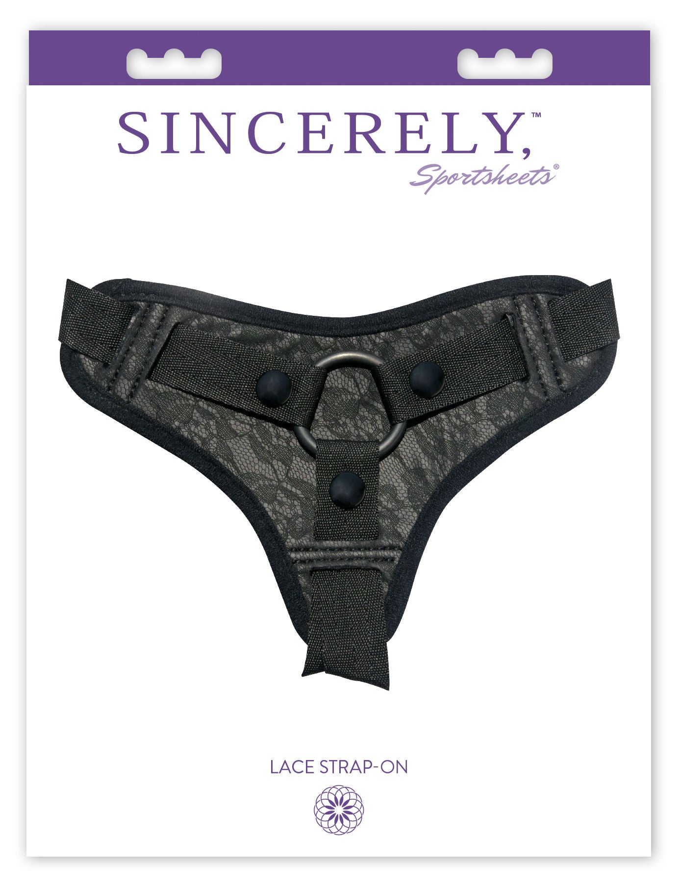 Sportsheets Sincerely Lace Strap-On Harness – Adjustable Fit Up to 60 Inches Strap-On Harness