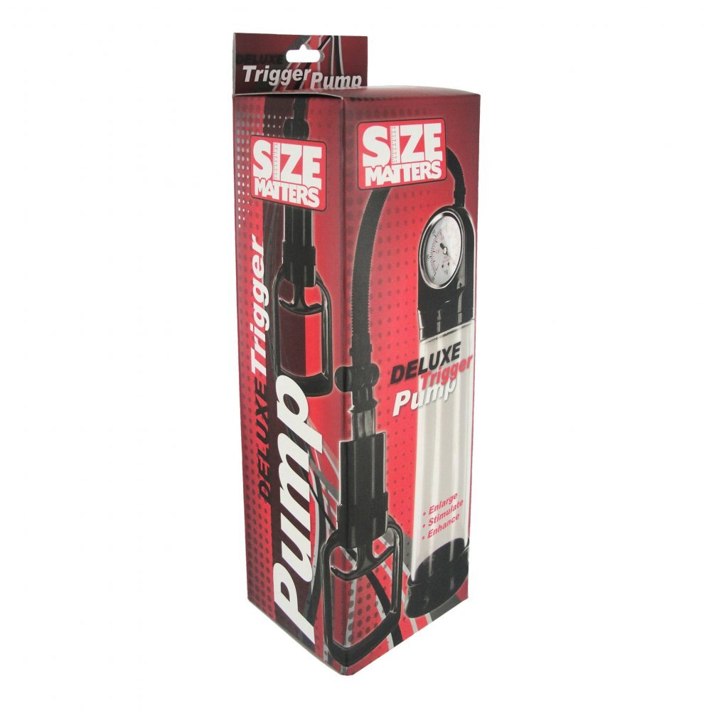 Size Matters Deluxe Trigger Penis Pump – Luxury Penis Pump
