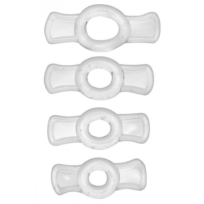 Size Matters Endurance Set With Four Stretchable Sizes – Penis Ring Set