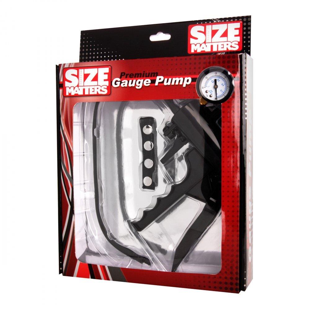Size Matters Premium Gauge Pump (Black) – Premium Penis Pump