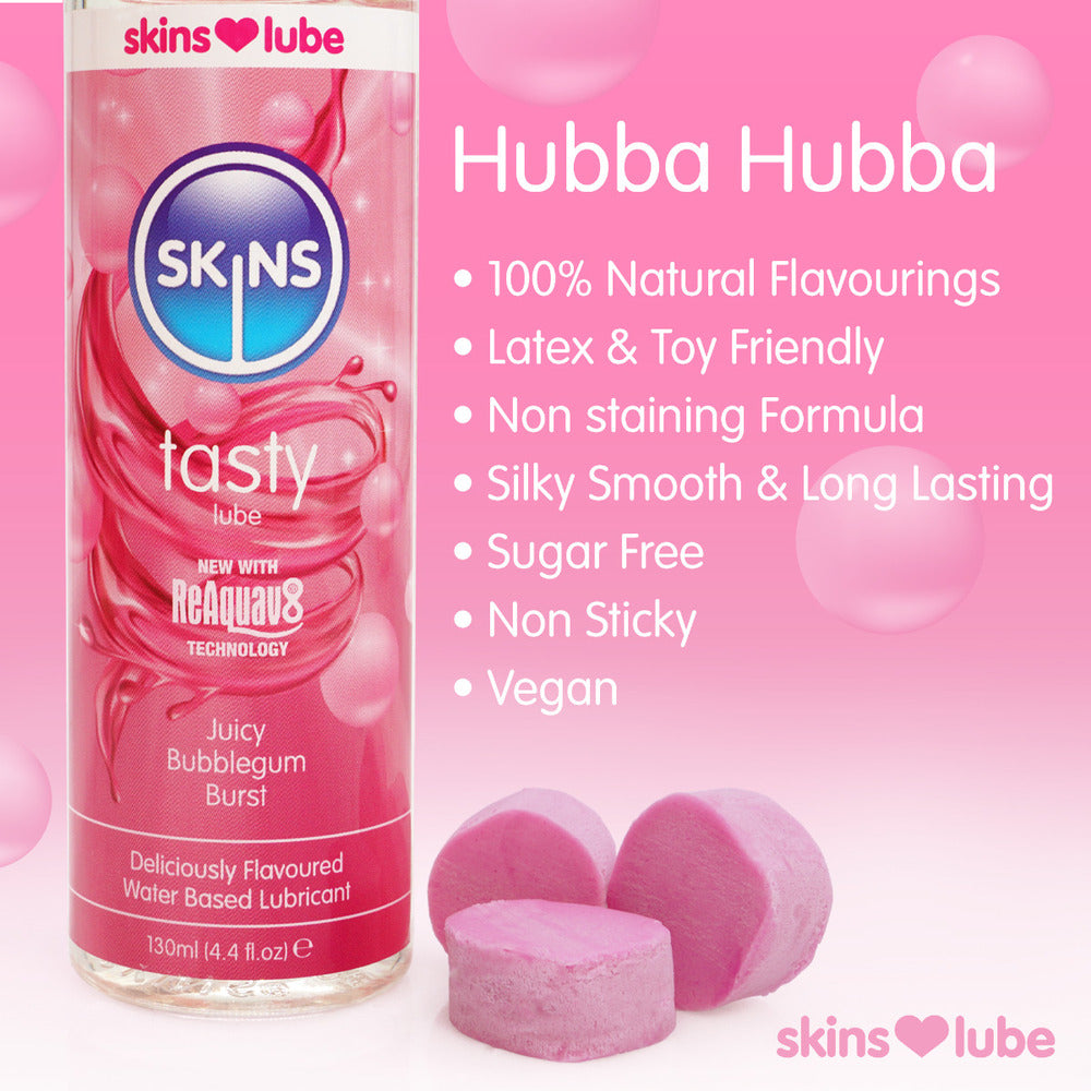 Skins Juicy Bubblegum Blast (130ml) – Water-Based Lubricant