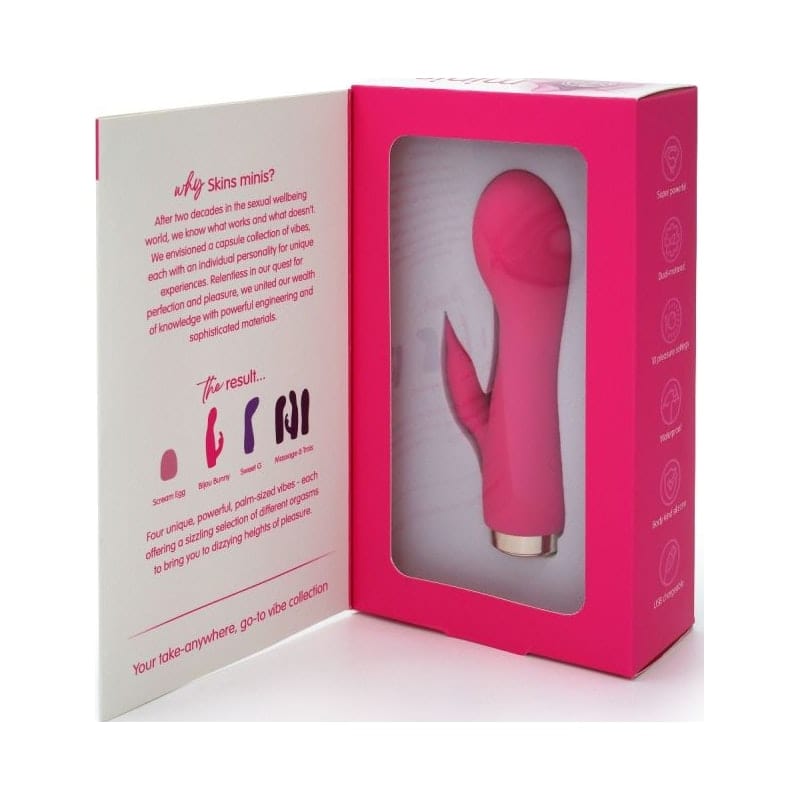 Skins Minis - The Bijou Bunny Mini Vibrator 4 Inches