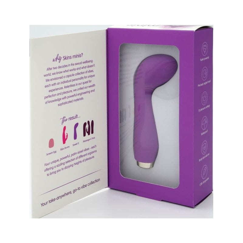 Skins Minis - The Sweet G Compact Vibrator for Travel
