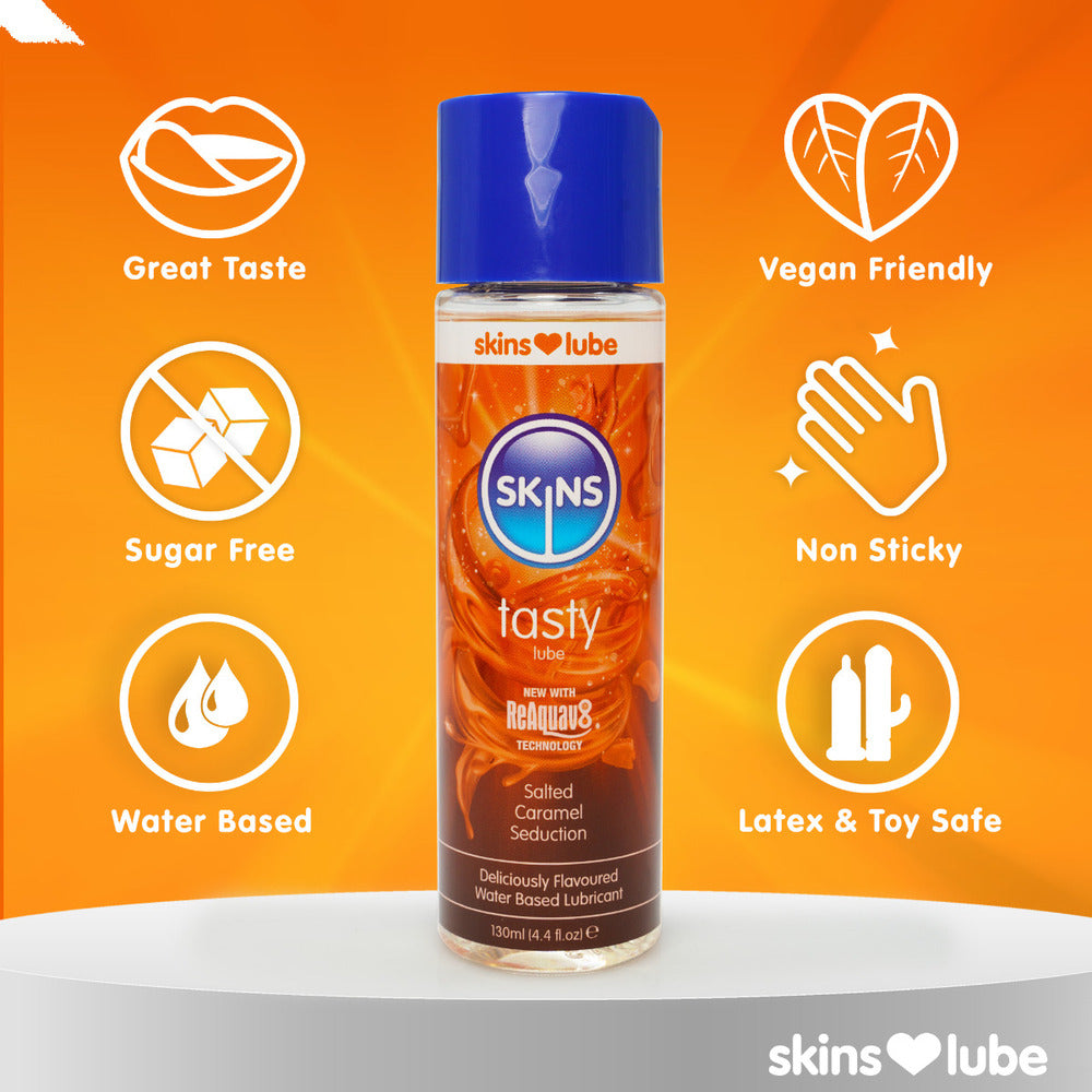 Skins Salted Caramel Waterbased Seduction Lubricant 130ml