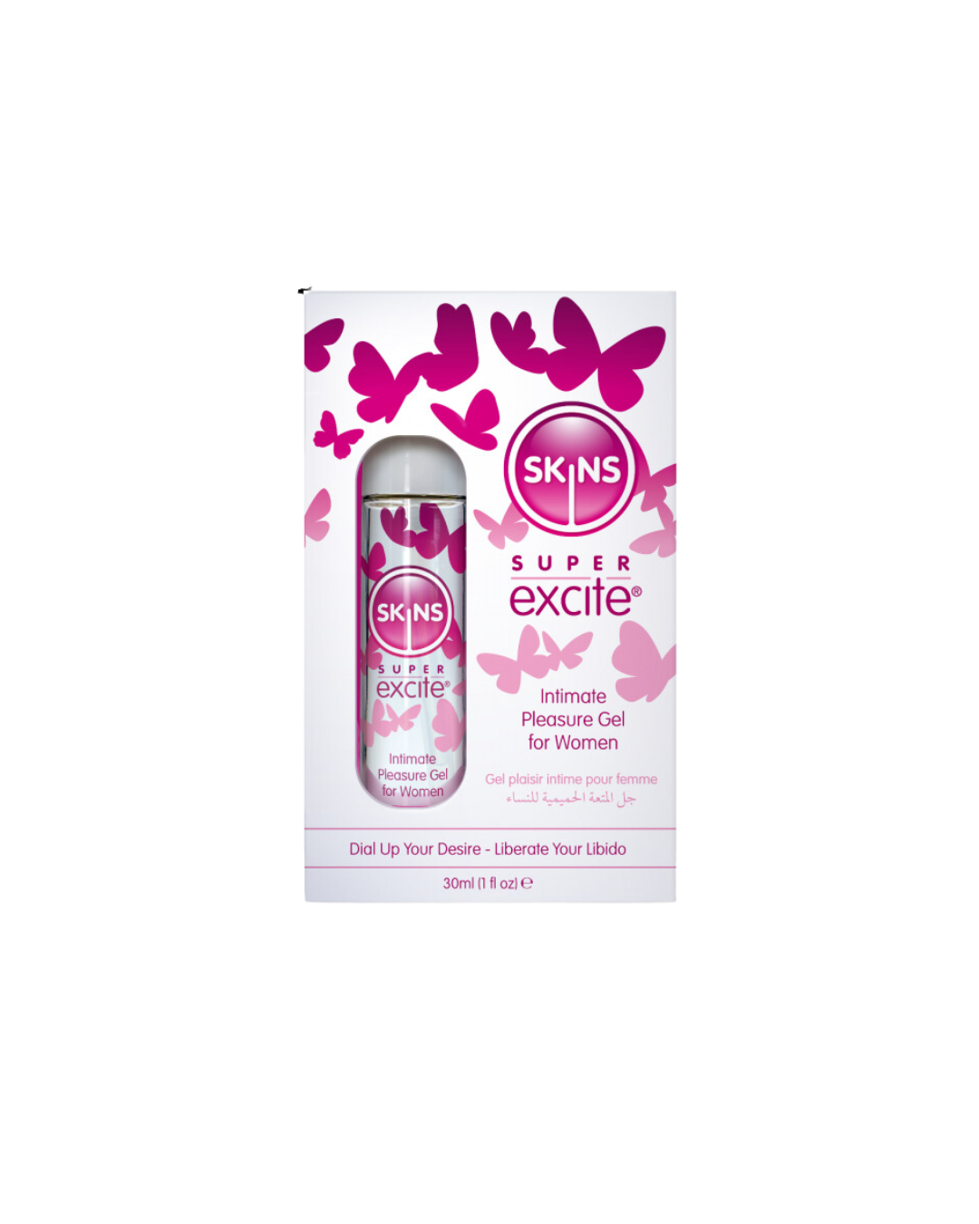 Skins Super Excite Clitoral Stimulation Gel 1 Fl Oz 30ml