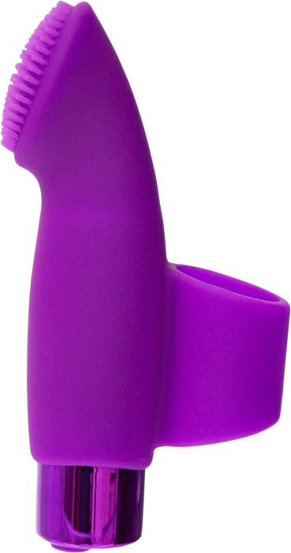 Naughty Nubbies Finger Vibe w Mini Powerbullet Purple Massager