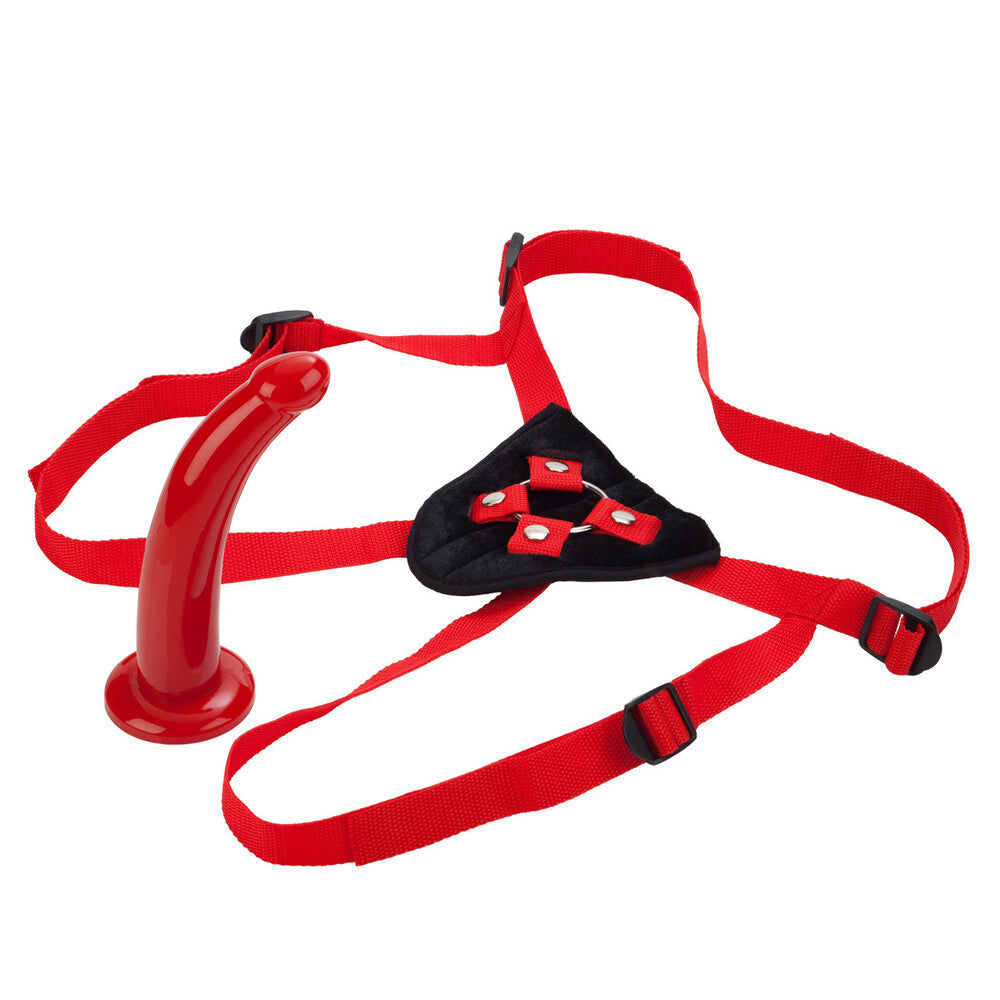Sophias Red Rider (Red) Strap-On Dildo – Universal Harness Dildo