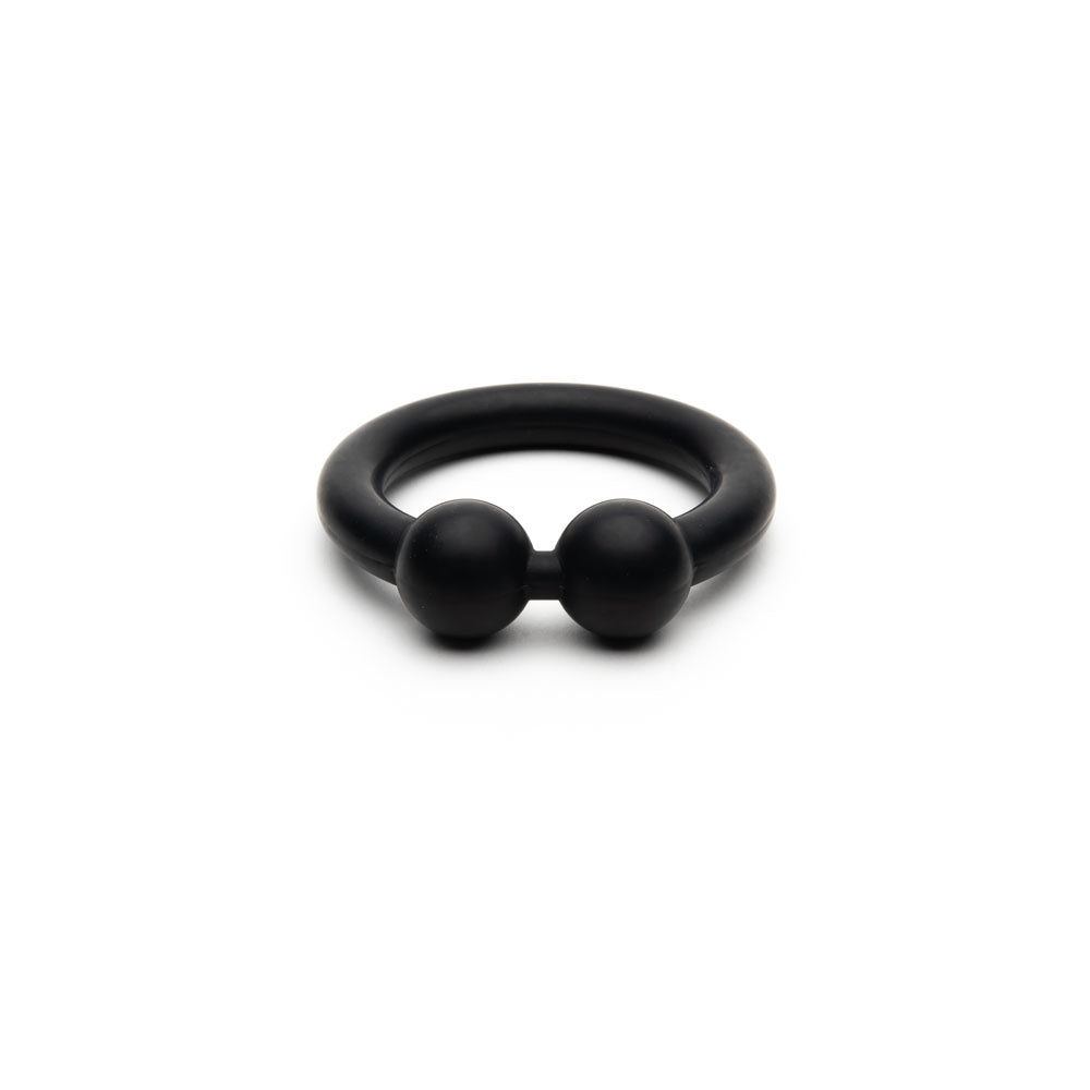 Sport Fucker Bullring - Silicone Cock Ring - Black 48mm