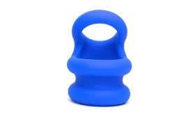 Sport Fucker Switch Hitter Blue Cock Ring and Ball Stretcher 36mm