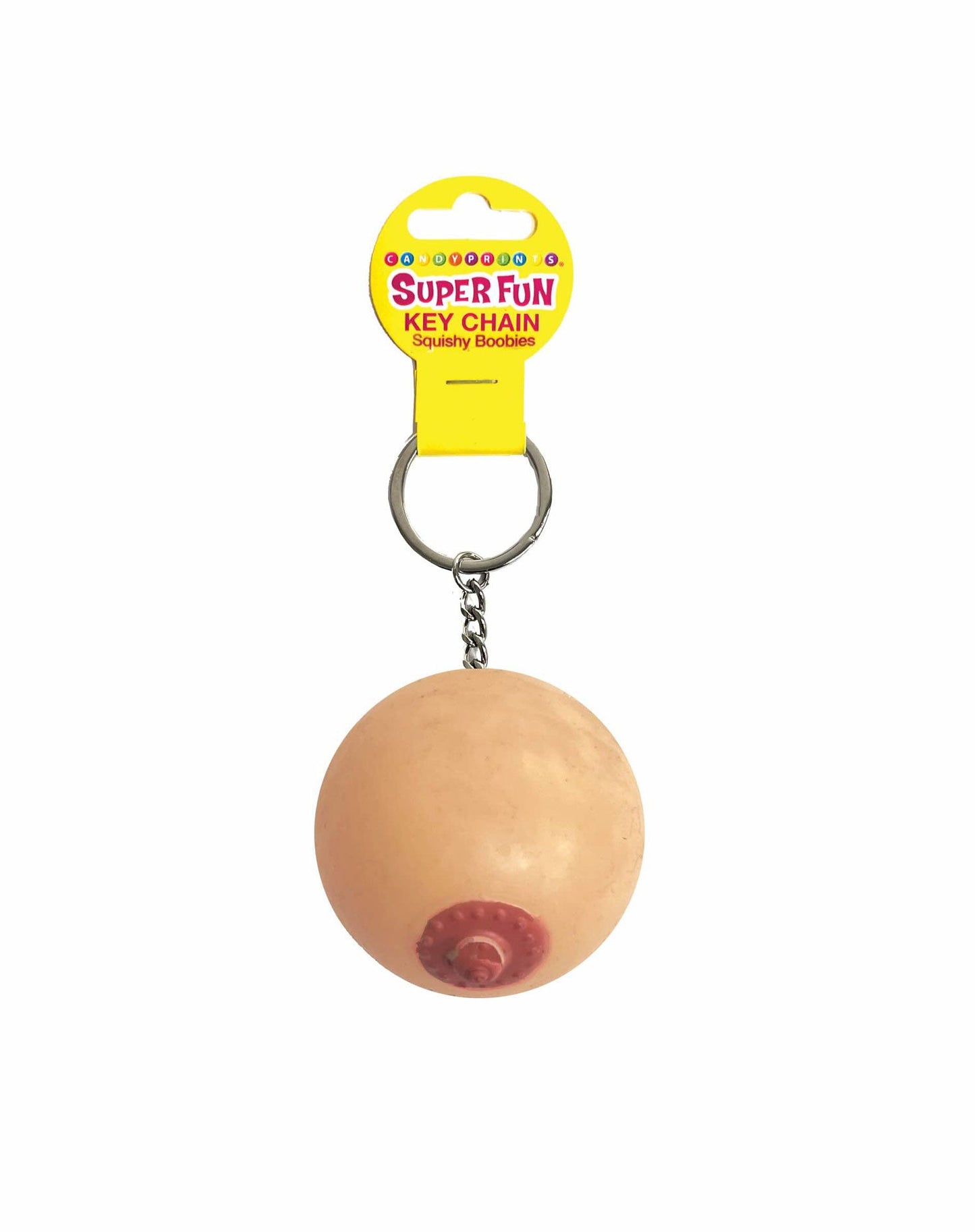 Squishy Boob Novelty Keychain