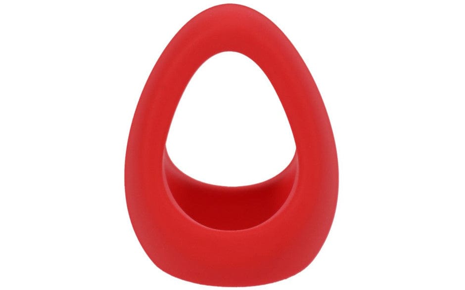 Stirrup Silicone Cock Ring in Crimson