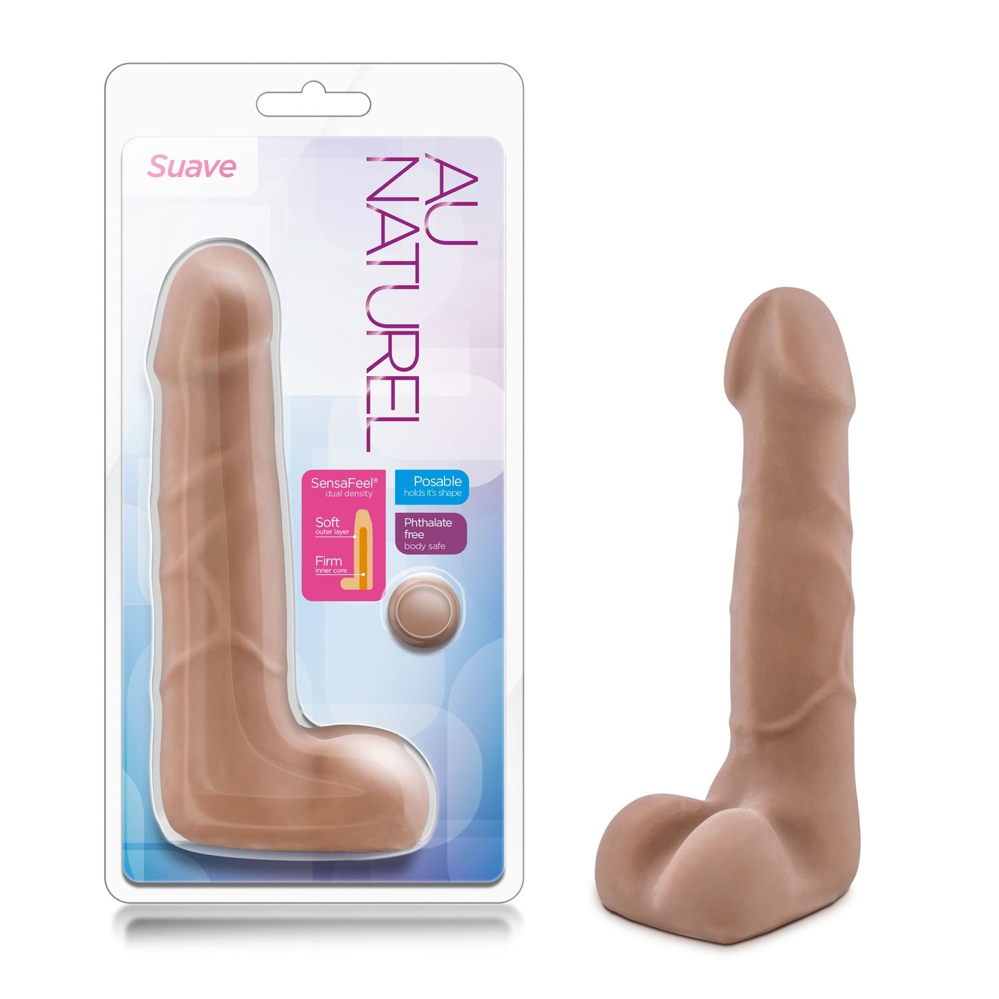 Suave Latin Collection Realistic Bendable Dildo for Beginners
