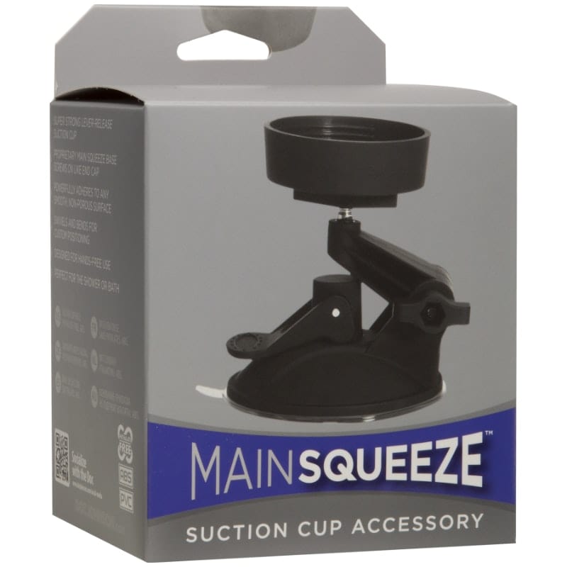 Main Squeeze Suction Cup Accessory (Black) – Hands-Free Accessory for Strokers