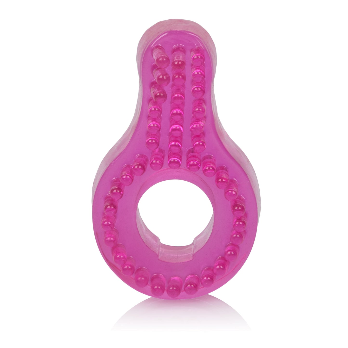 Super Stretch Pink Enhancer Ring With Tickler