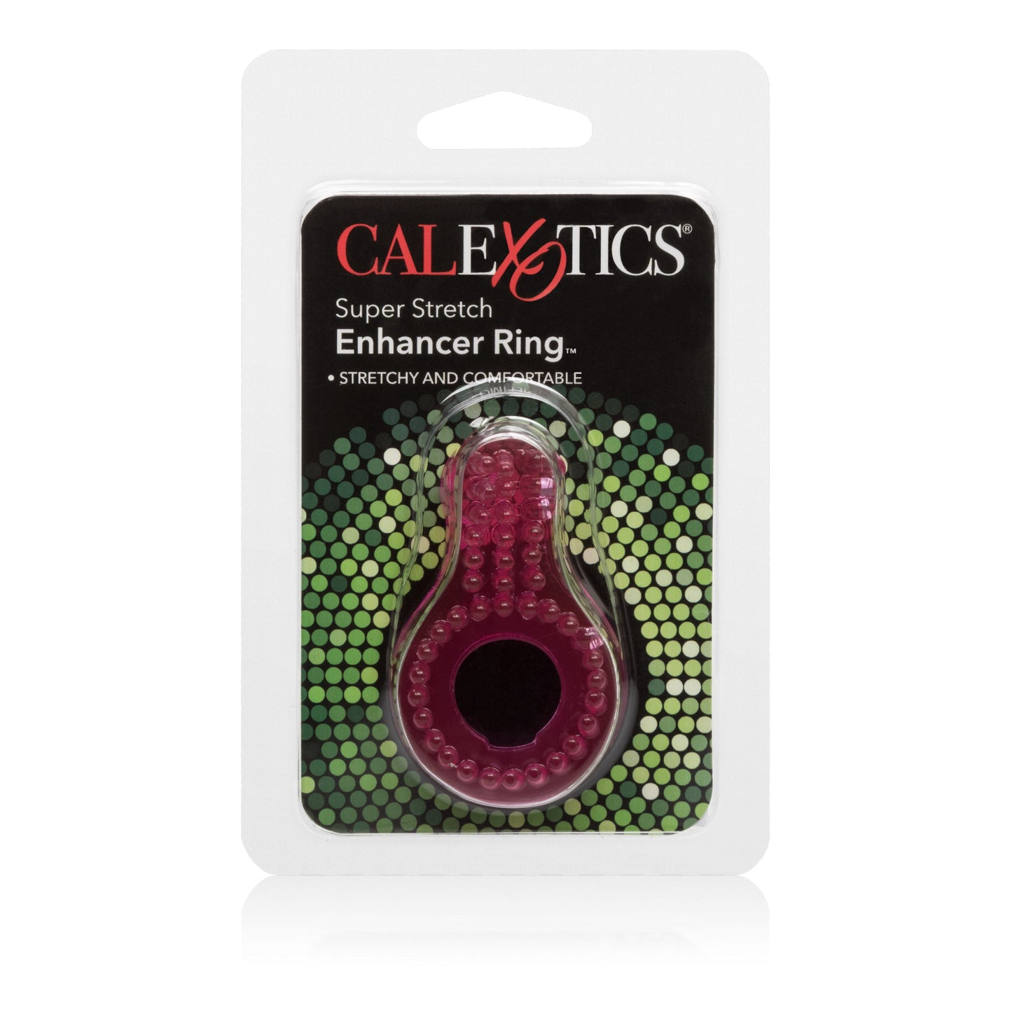Super Stretch Pink Enhancer Ring With Tickler