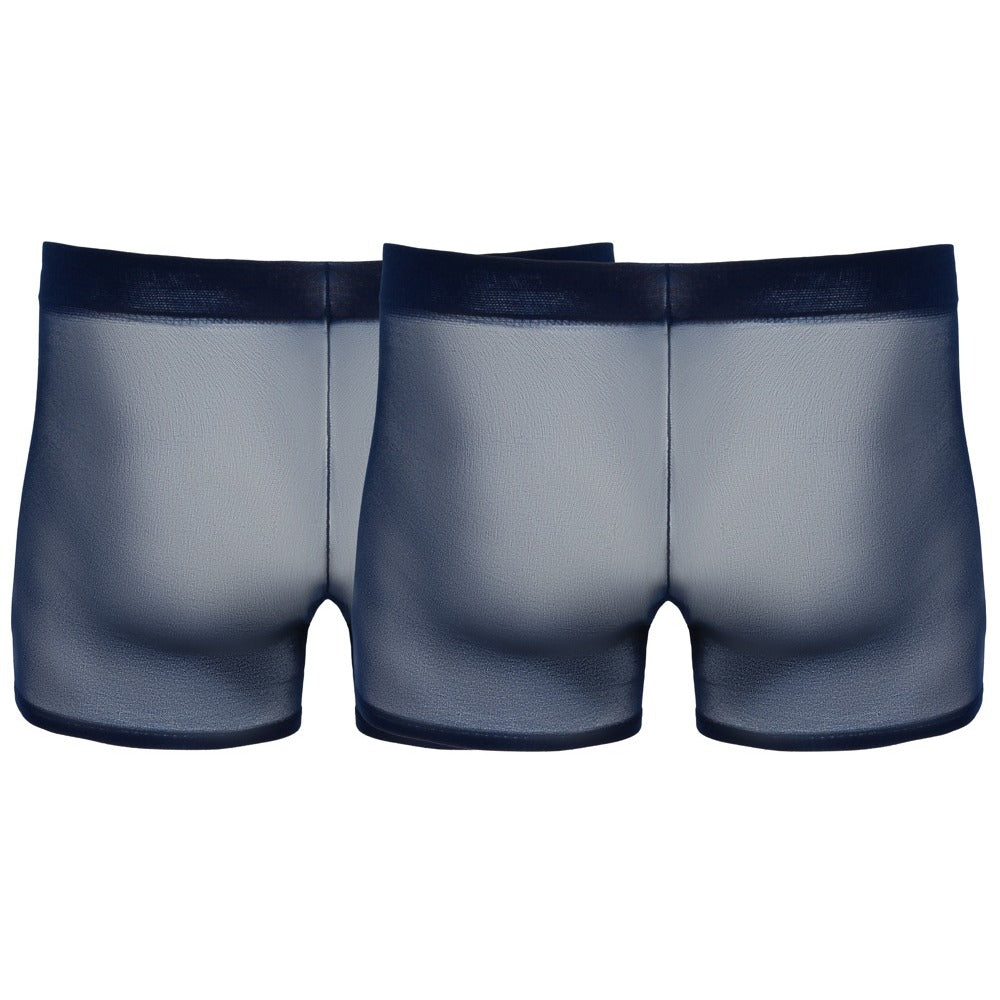 Svenjoyment Mens Sheer Long Johns Midnight Blue Pack Of 2