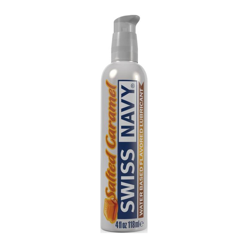 Swiss Navy Salted Caramel Lubricant 4 Ounce Intimate Pleasure Enhancer