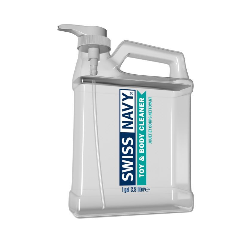 Swiss Navy Toy and Body Cleaner 1 Gallon Natural Tea Tree Oil and Lavender