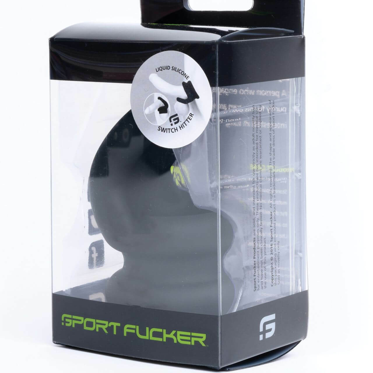 Switch Hitter By Sport Fucker Black Silicone Cock Ring 36mm