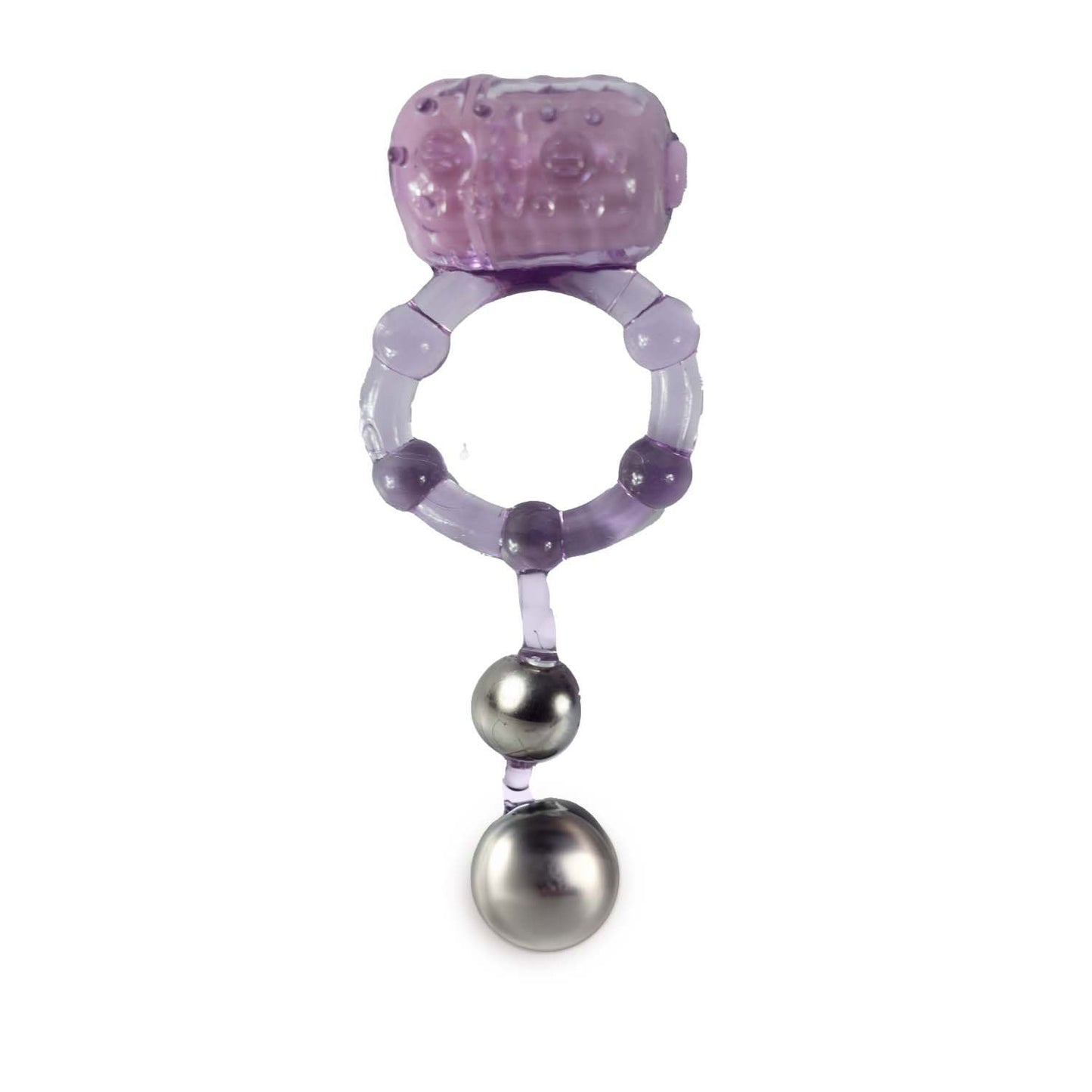 Macho Ultra Erection Keeper Vibrating Cockring in Purple