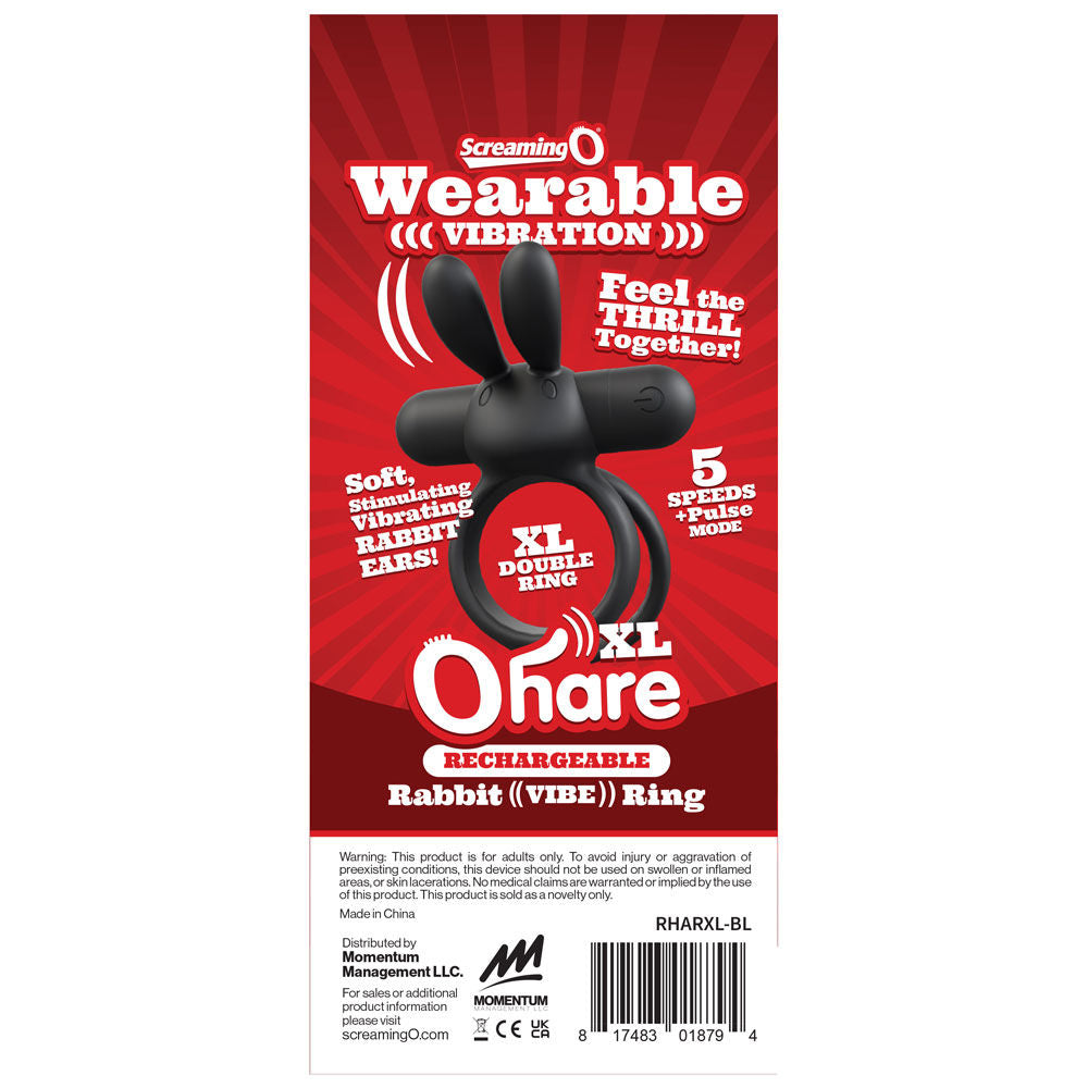 Ohare XL (Black | Blue | Green) – Rechargeable Large Rabbit Vibrator