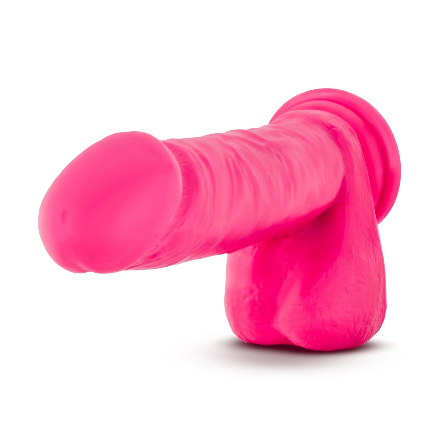 Ruse Big Poppa Hot Pink Dildo 6.6 Inch Insertable Length
