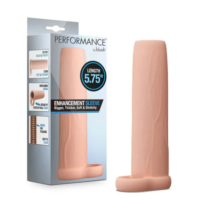 Performance 5.75 Inch Enhancement Sleeve – Flexible Penis Sleeve