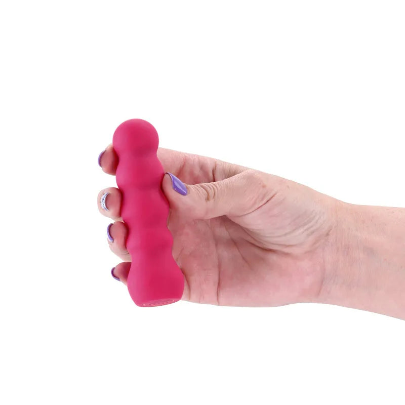 NS Novelties X and Os Embrace (Pink / Purple) – Waterproof Rechargeable Vibrator