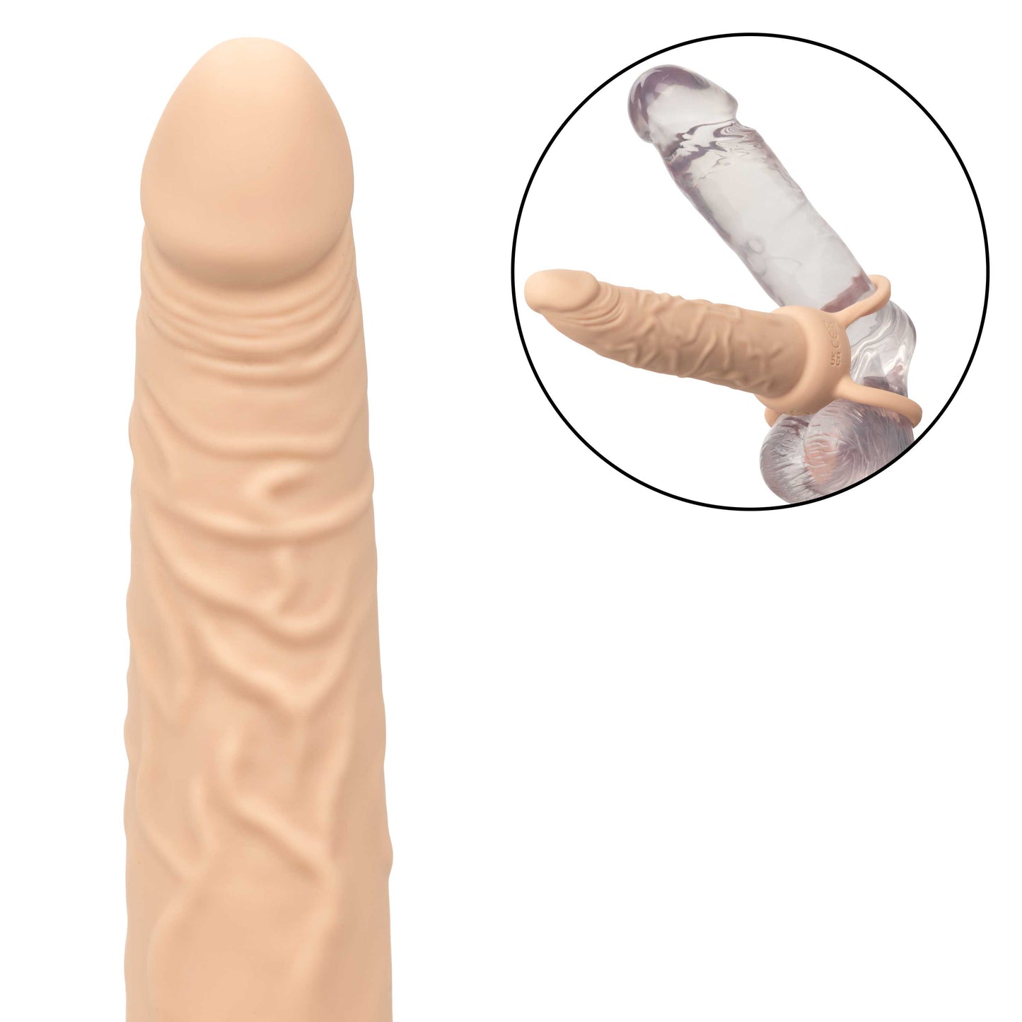 Performance Maxx Dual Penetrator Ivory with 10 Vibration Functions and Dual Support Rings